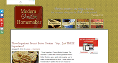 Desktop Screenshot of modernchristianhomemaker.com